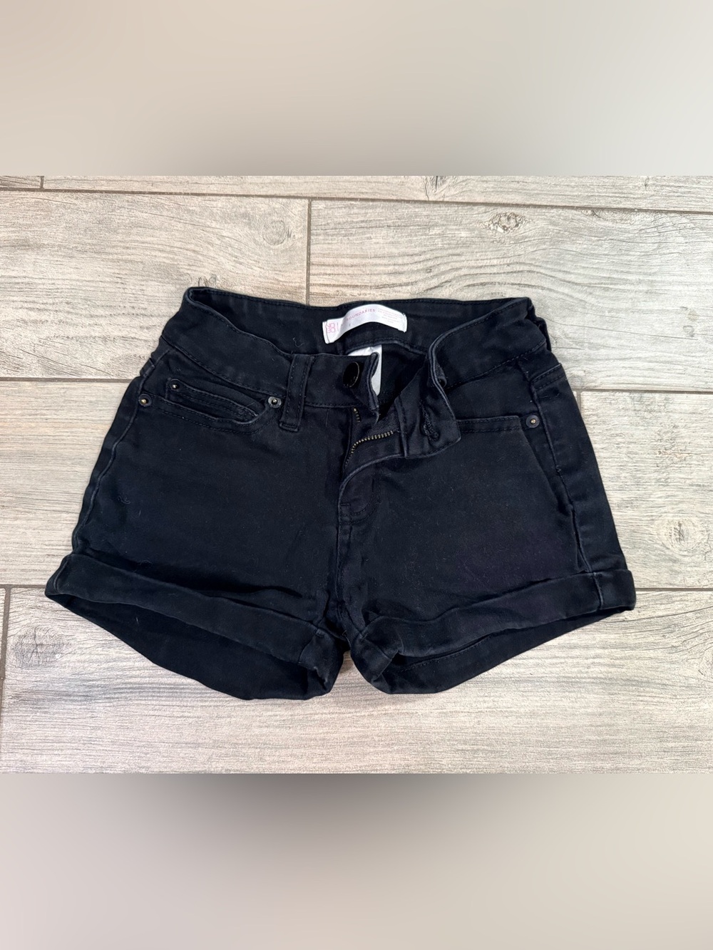 No Boundaries Black Jean Shorts